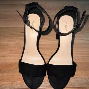 Black Nine West heels